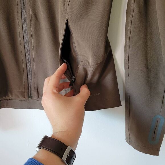 Columbia Titanium Omni-Shield Softshell Jacket – Women’s XS Taupe Brown Zip - Picture 6 of 11